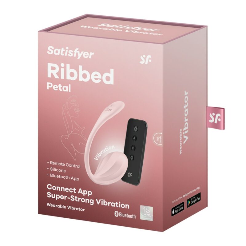 Satisfyer Ribbed Petal rose